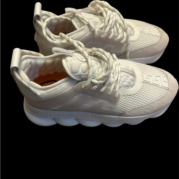 White chain reactions Versace sneakers - Picture 2 of 5